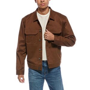 Atm Anthony Thomas Melillo Mens  Twill Cargo Shirt, Brown